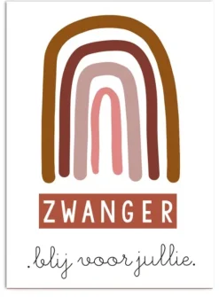 Pepermints Wenskaarten^Wenskaart Zwanger blij voor jullie