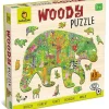 Woody Houten Puzzels^Houten Puzzel Speelset Bos