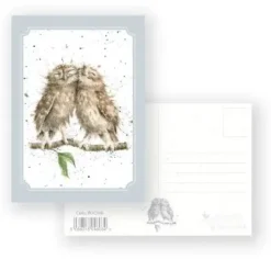 Wrendale Designs Wenskaarten^Anniversary Owls - Postcard