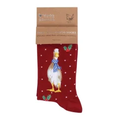 Wrendale Designs Kleine Cadeaus|Kerstcadeautjes^Kerstsokken Eend Christmas Scarves Duck