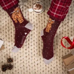 Wrendale Designs Kleine Cadeaus|Kerstcadeautjes^Kerstsokken Man A Highland Cow