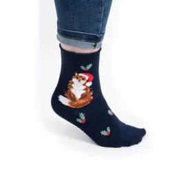 Wrendale Designs Kinderkleding|Kleine Cadeaus^Kerstsokken Vos Festive Fox