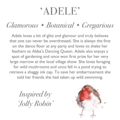 Wrendale Designs Wrendale Designs^Knuffel Vogel Roodborstje Medium 16cm