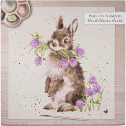 Wrendale Designs Creatief^Paint by Numbers - Head Clover Heels (Rabbit)