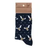 Wrendale Designs Kinderkleding^Sokken - Bee Sock - Busy Bee - NAVY