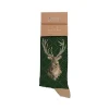 Wrendale Designs Kinderkleding^Sokken - Stag Men's Sock - Portrait of a Stag