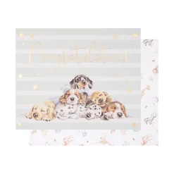 Wrendale Designs Wenskaarten^Wenskaart Little Paws - Congratulations