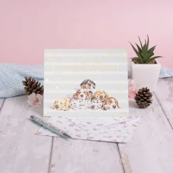 Wrendale Designs Wenskaarten^Wenskaart Little Paws - Congratulations