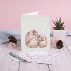 Wrendale Designs Wenskaarten^Wenskaart Words of Wisdom  - A Lovely New Grandchild