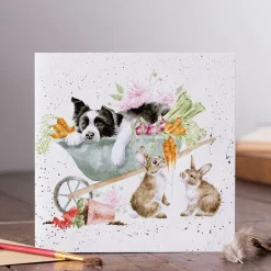 Wrendale Designs Wenskaarten^Wenskaart Sleeping on the Job