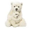 WWF WWF Knuffels^Knuffel Polar Beer Moeder en Kind 28 cm