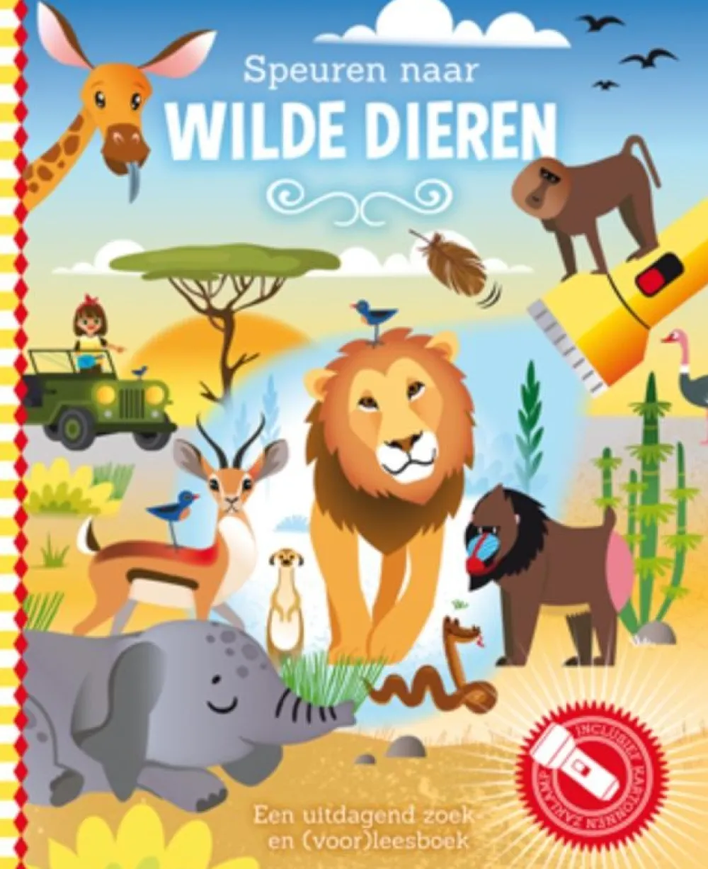 De Lantaarn Educatieve Boeken^Zaklampboek Speuren naar wilde dieren